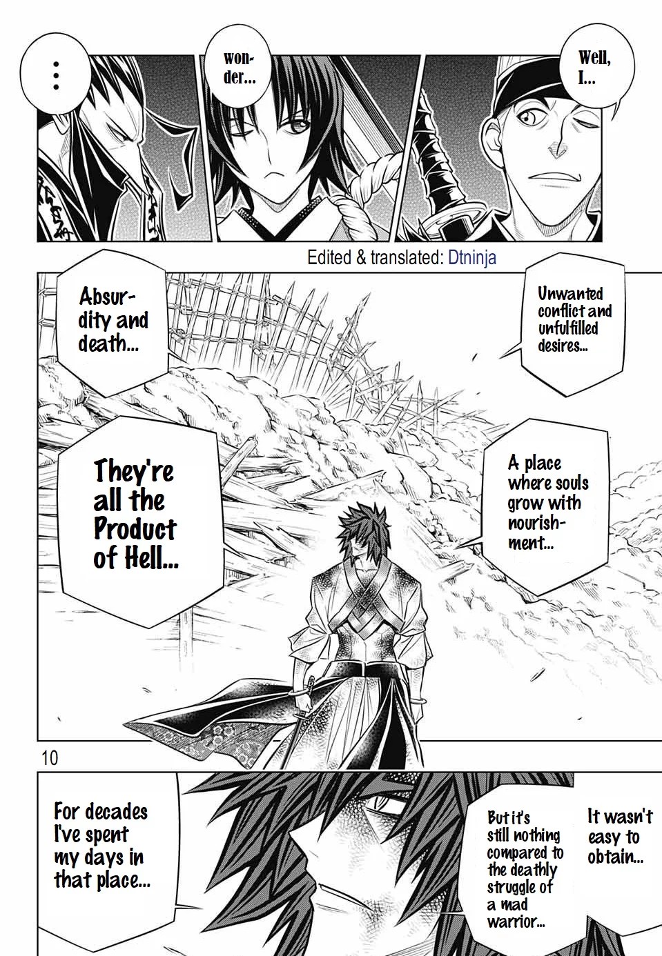 Rurouni Kenshin: Hokkaido Arc Chapter 19 page 9 - Chapter 19: Product of Hell