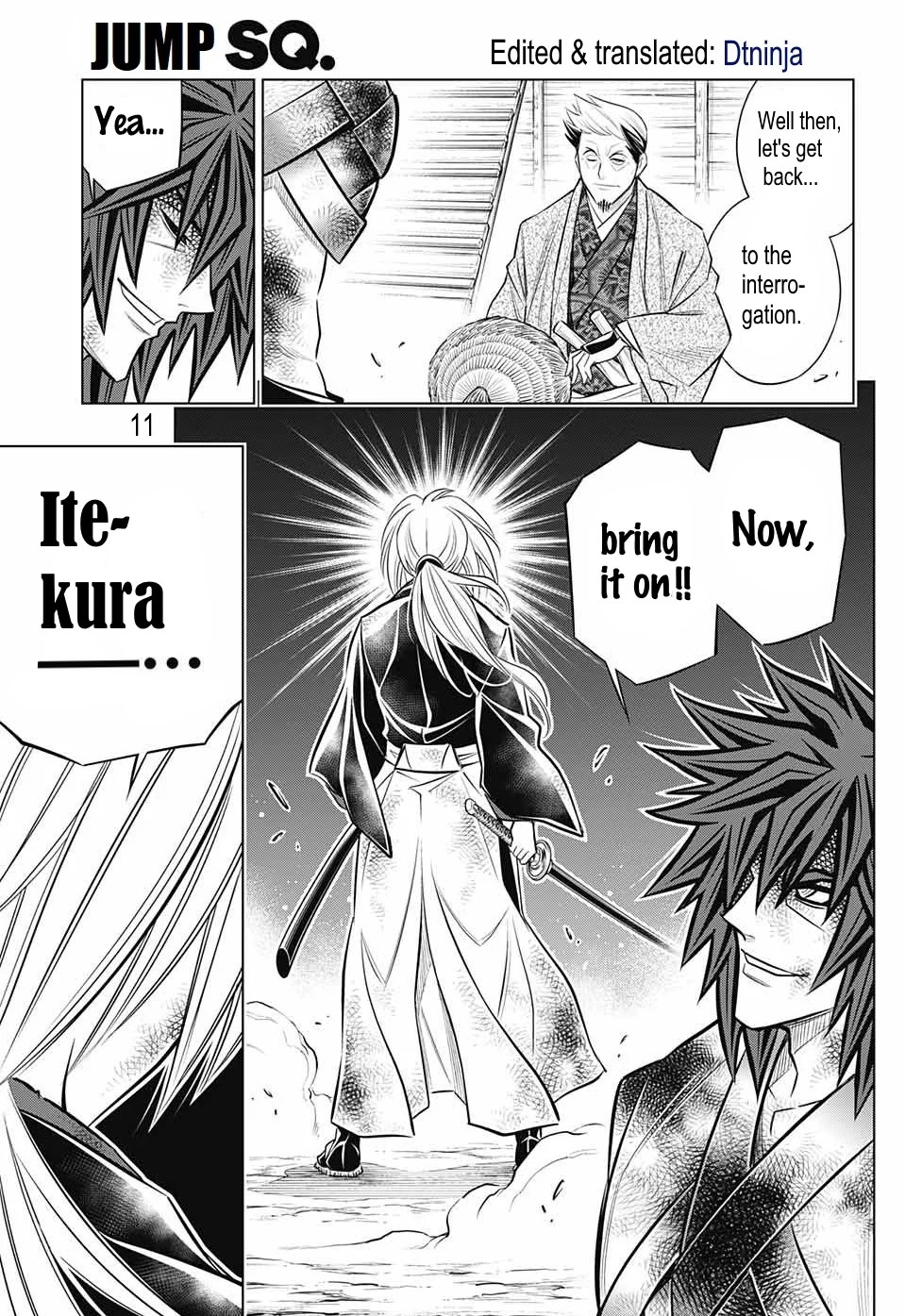 Rurouni Kenshin: Hokkaido Arc Chapter 20 page 11 - Chapter 20: End of Interrogation