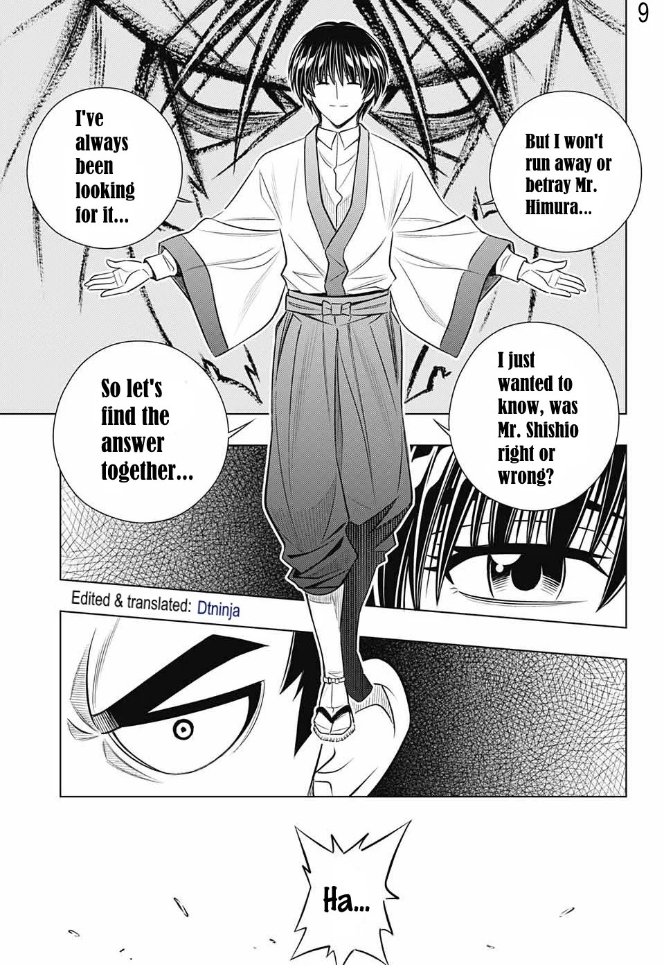 Rurouni Kenshin: Hokkaido Arc Chapter 20 page 9 - Chapter 20: End of Interrogation