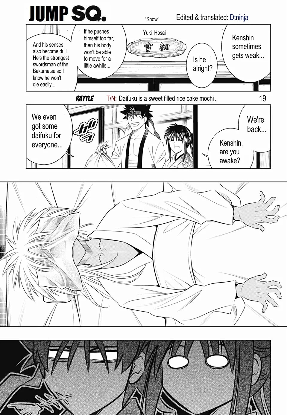 Rurouni Kenshin: Hokkaido Arc Chapter 21 page 18 - Chapter 21: Status Report from Hakodate