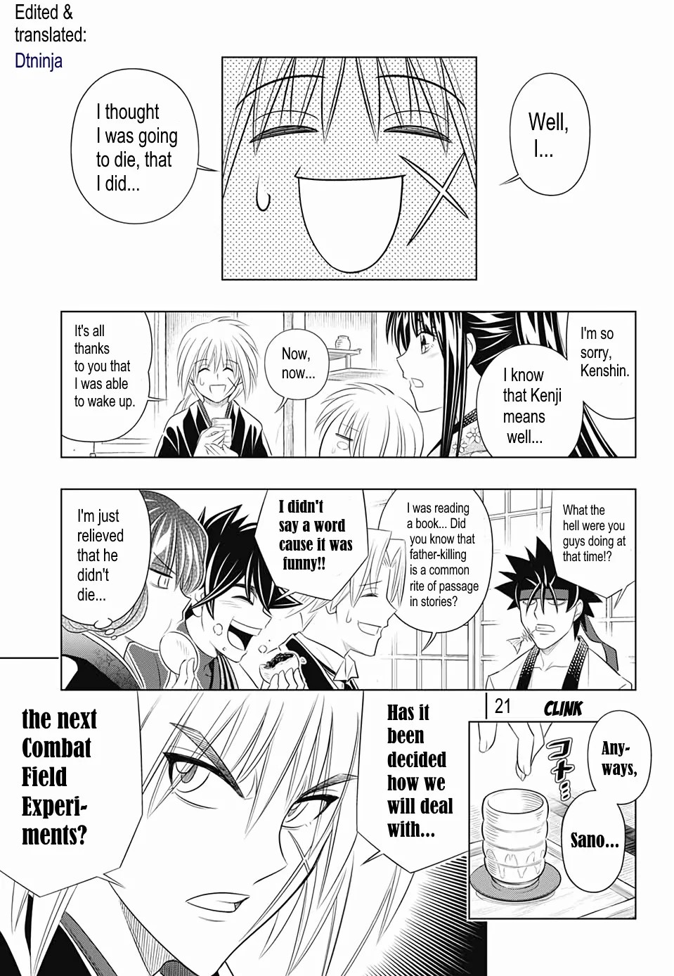 Rurouni Kenshin: Hokkaido Arc Chapter 21 page 20 - Chapter 21: Status Report from Hakodate