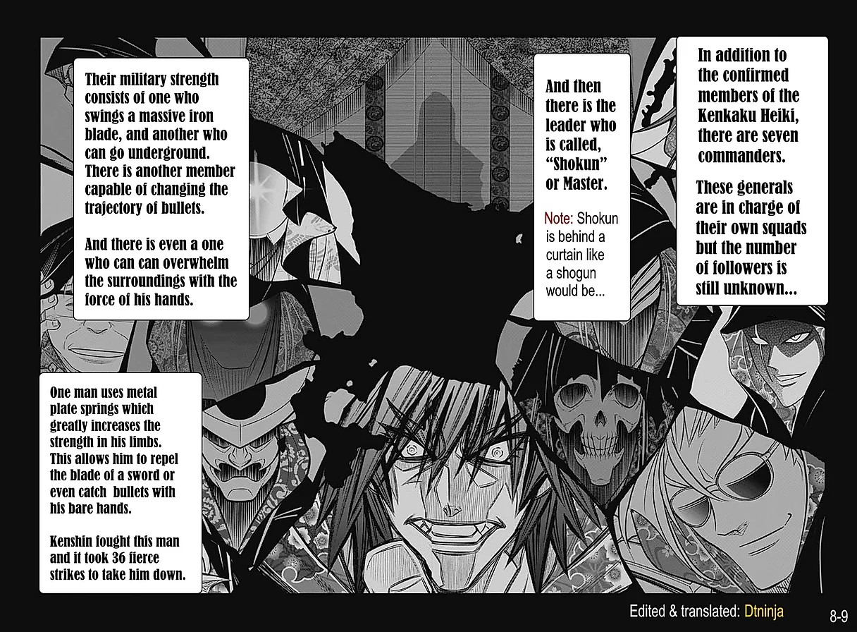 Rurouni Kenshin: Hokkaido Arc Chapter 21 page 8 - Chapter 21: Status Report from Hakodate