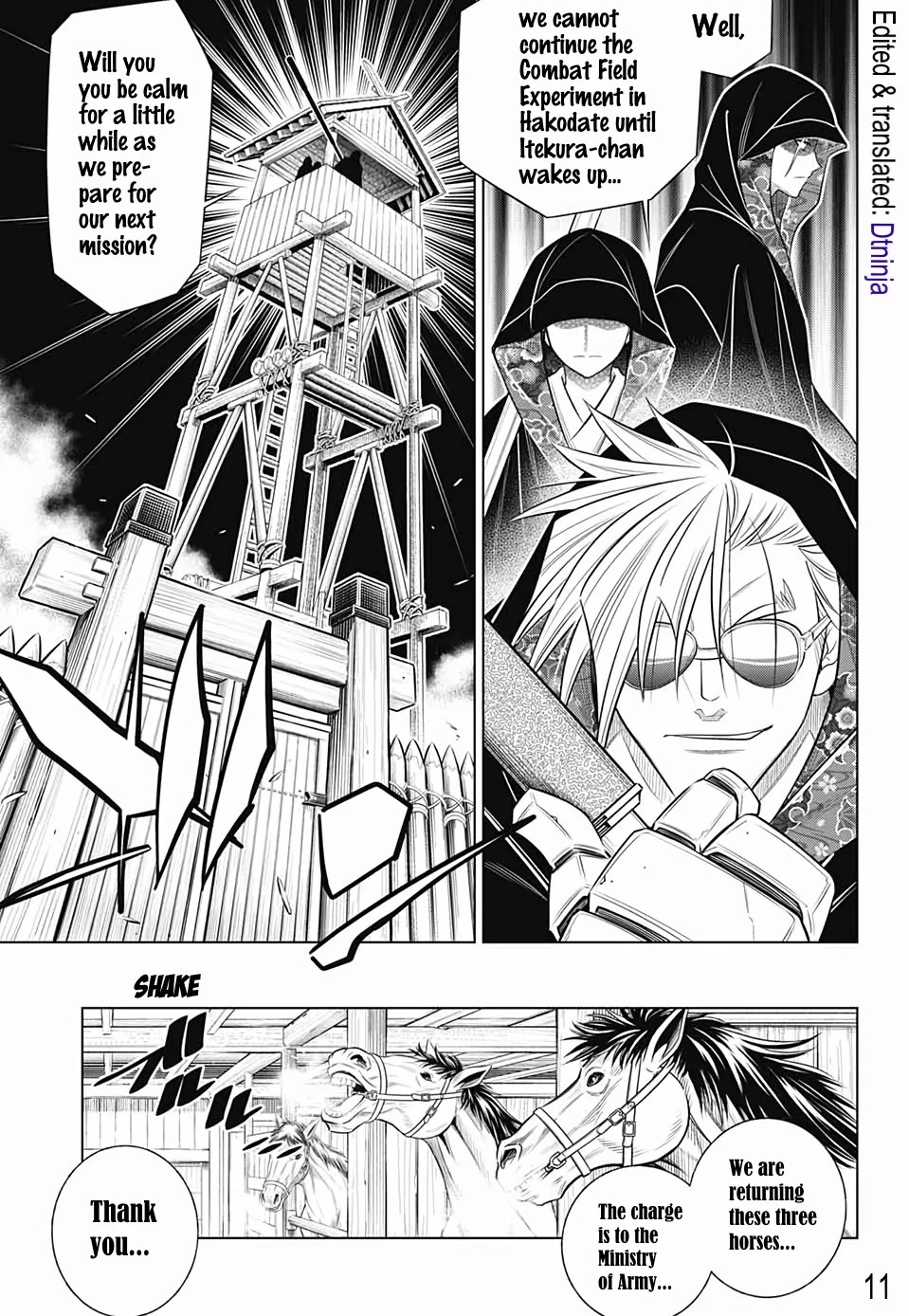 Rurouni Kenshin: Hokkaido Arc Chapter 22 page 10 - Chapter 22: Arrival in Otaru