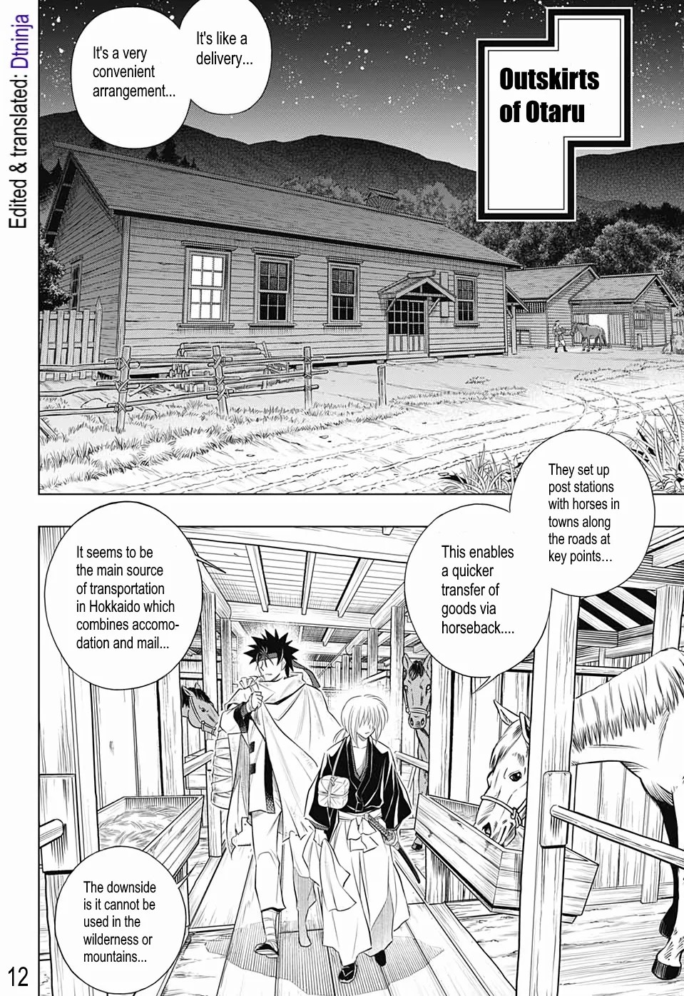 Rurouni Kenshin: Hokkaido Arc Chapter 22 page 11 - Chapter 22: Arrival in Otaru