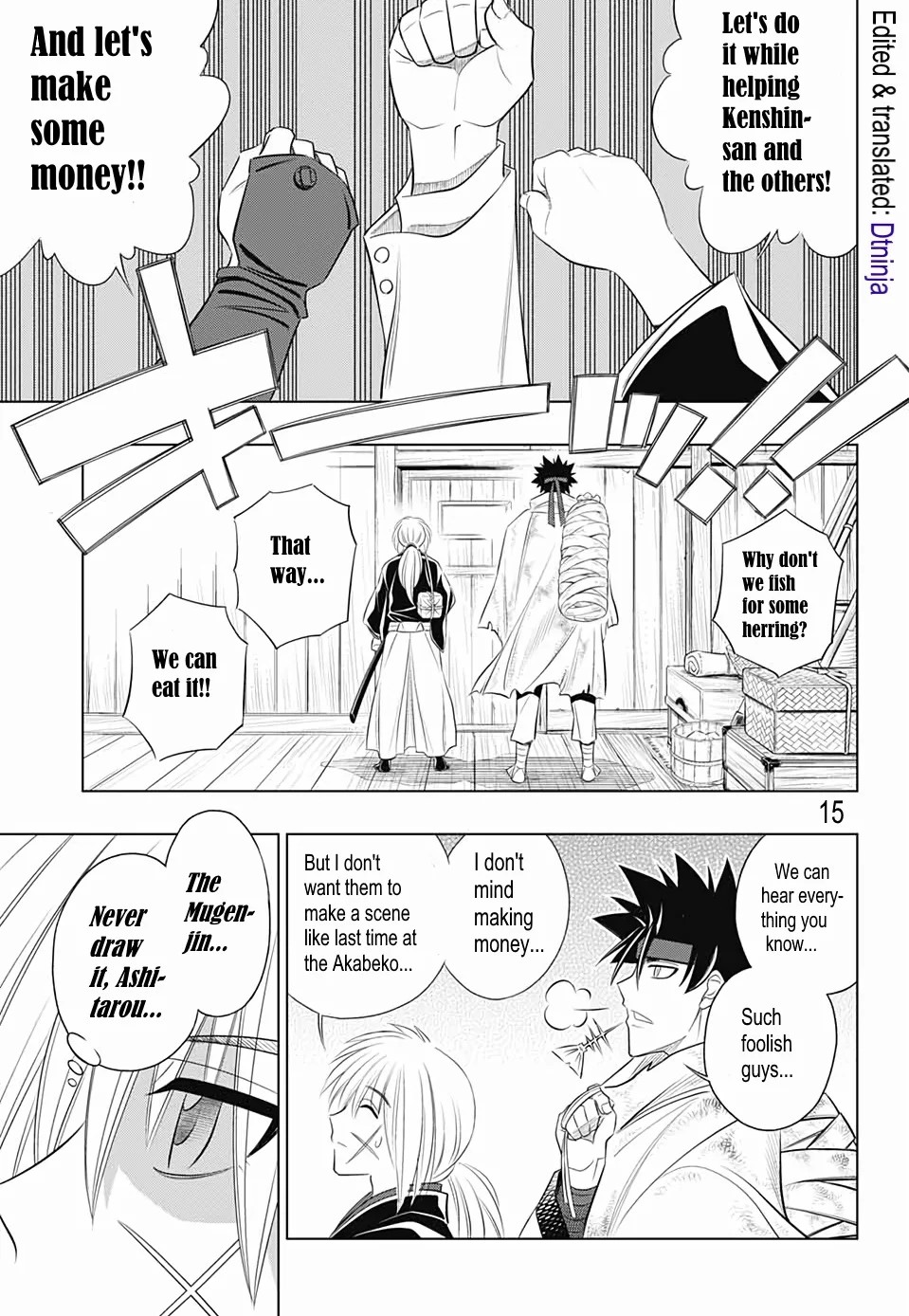 Rurouni Kenshin: Hokkaido Arc Chapter 22 page 14 - Chapter 22: Arrival in Otaru