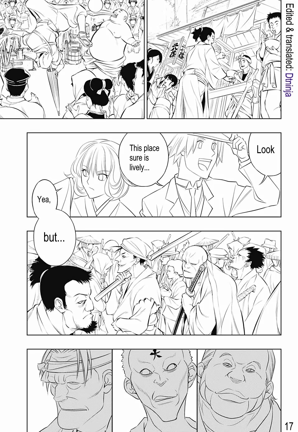 Rurouni Kenshin: Hokkaido Arc Chapter 22 page 16 - Chapter 22: Arrival in Otaru