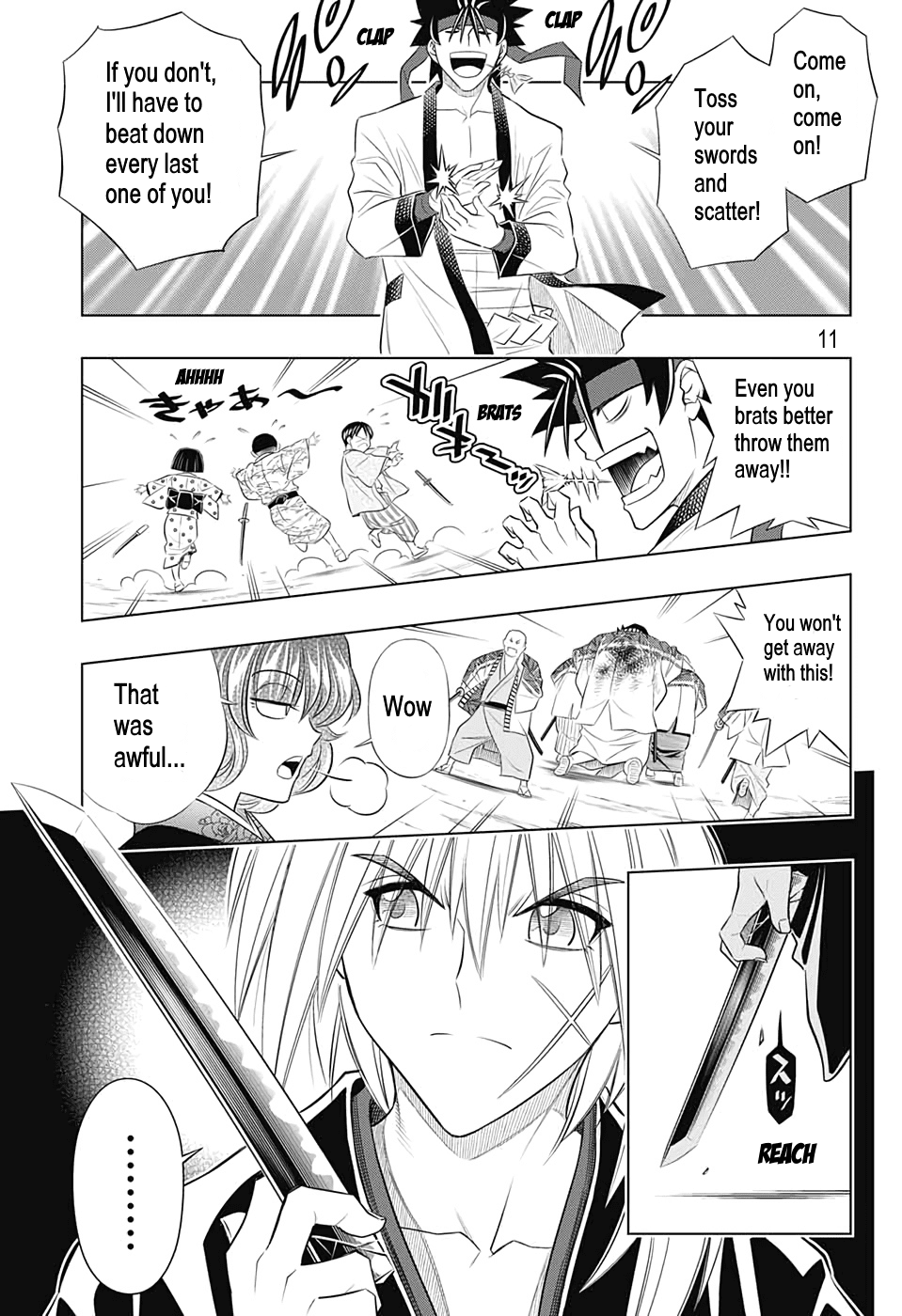 Rurouni Kenshin: Hokkaido Arc Chapter 23 page 12 - Chapter 23: Follow the Gatou Sword!
