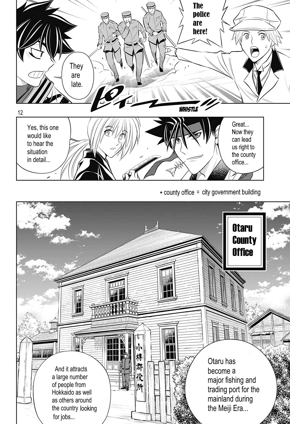 Rurouni Kenshin: Hokkaido Arc Chapter 23 page 13 - Chapter 23: Follow the Gatou Sword!