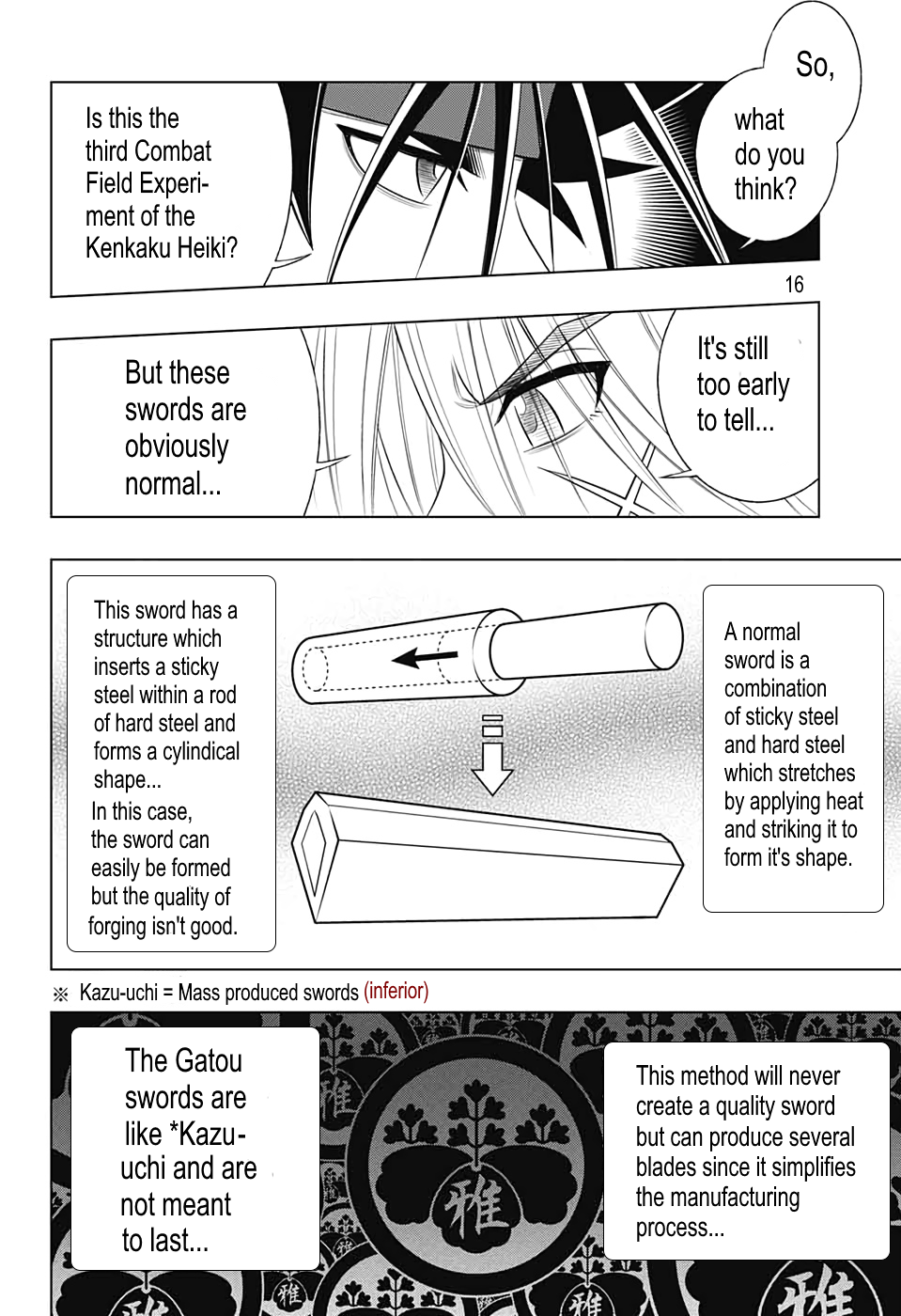 Rurouni Kenshin: Hokkaido Arc Chapter 23 page 17 - Chapter 23: Follow the Gatou Sword!