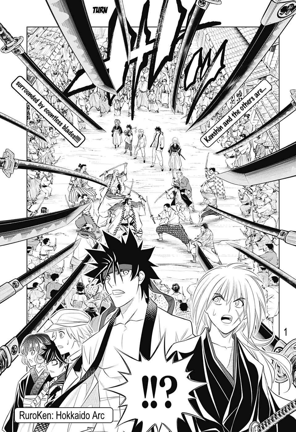 Rurouni Kenshin: Hokkaido Arc Chapter 23 page 2 - Chapter 23: Follow the Gatou Sword!