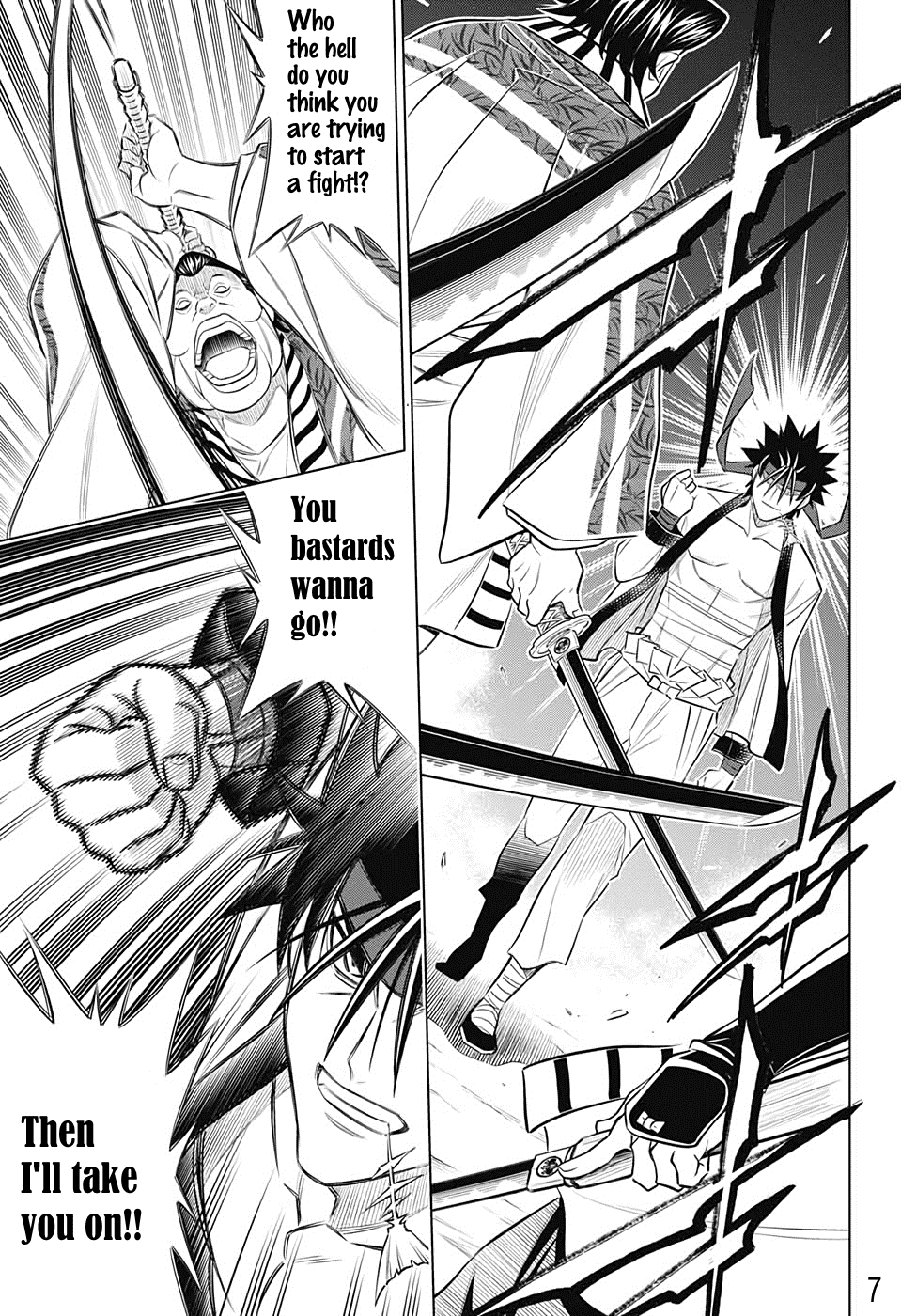 Rurouni Kenshin: Hokkaido Arc Chapter 23 page 8 - Chapter 23: Follow the Gatou Sword!