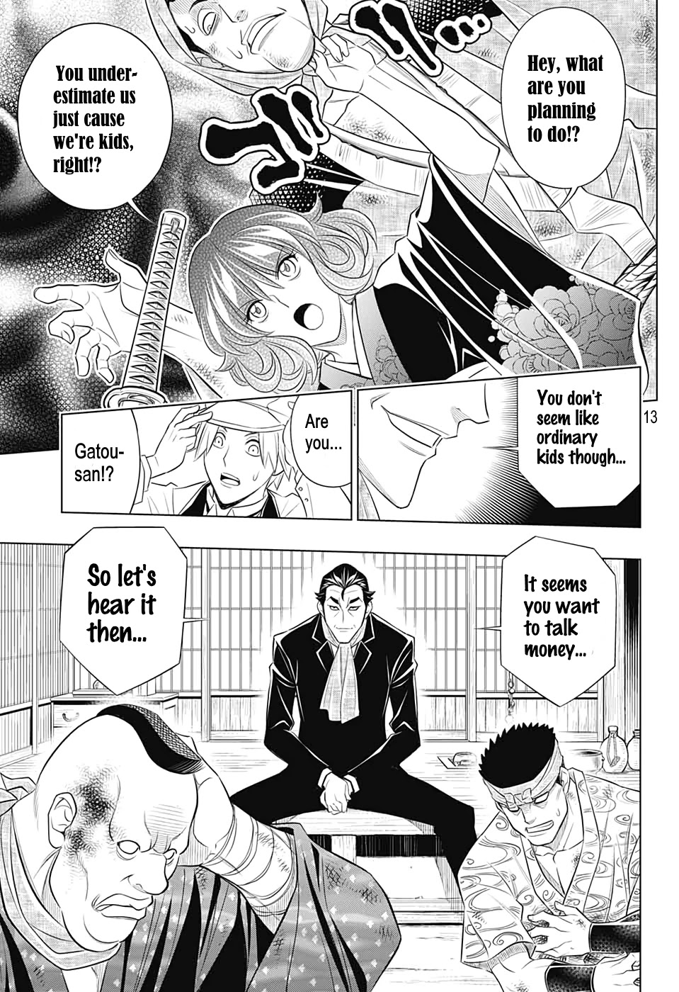 Rurouni Kenshin: Hokkaido Arc Chapter 24 page 13 - Chapter 24: That Man, Gatou!