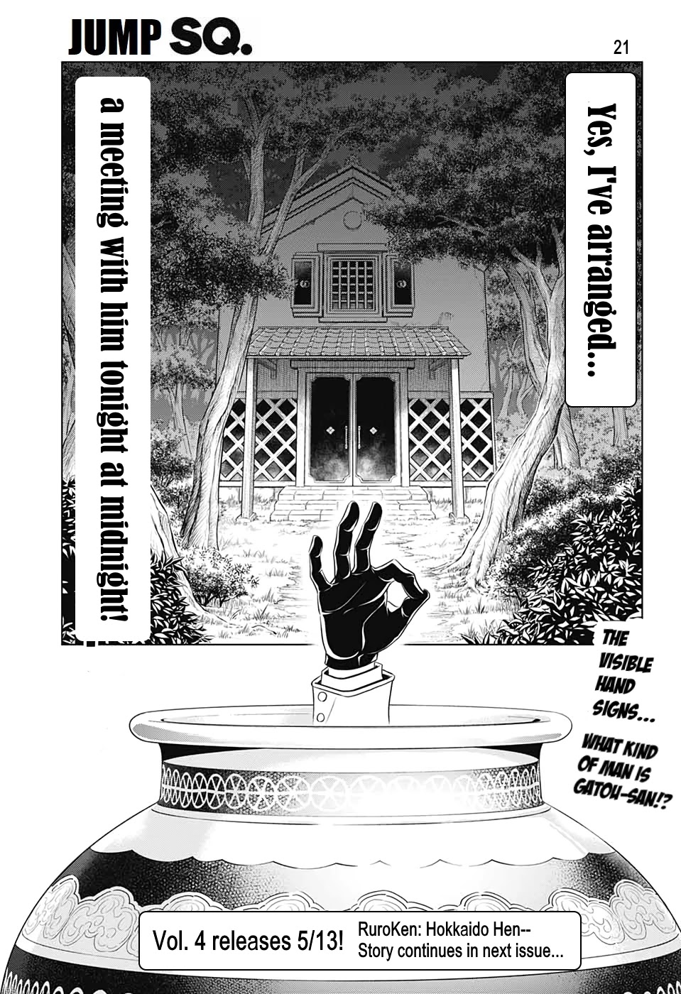 Rurouni Kenshin: Hokkaido Arc Chapter 24 page 21 - Chapter 24: That Man, Gatou!