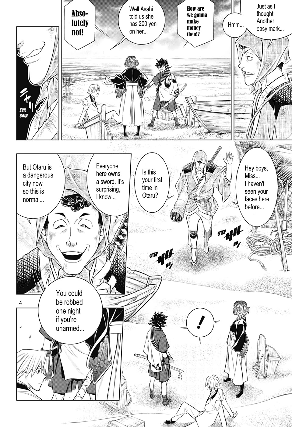 Rurouni Kenshin: Hokkaido Arc Chapter 24 page 4 - Chapter 24: That Man, Gatou!