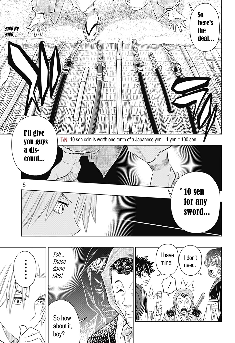 Rurouni Kenshin: Hokkaido Arc Chapter 24 page 5 - Chapter 24: That Man, Gatou!