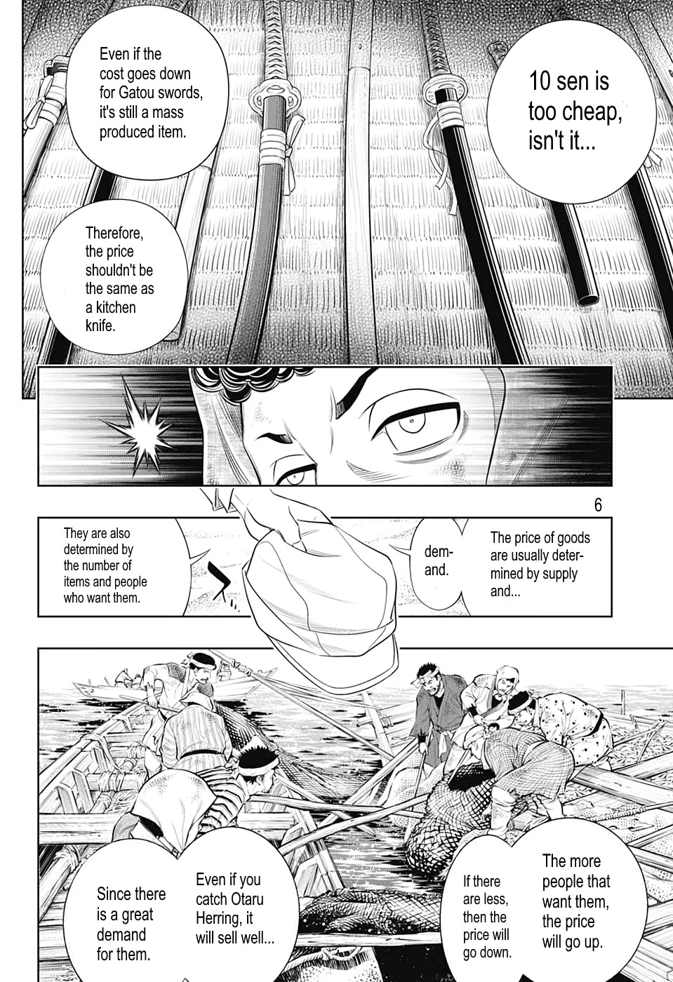 Rurouni Kenshin: Hokkaido Arc Chapter 24 page 6 - Chapter 24: That Man, Gatou!