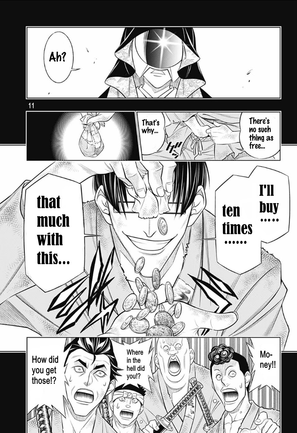 Rurouni Kenshin: Hokkaido Arc Chapter 25 page 11 - Chapter 25: That man, Kanryu