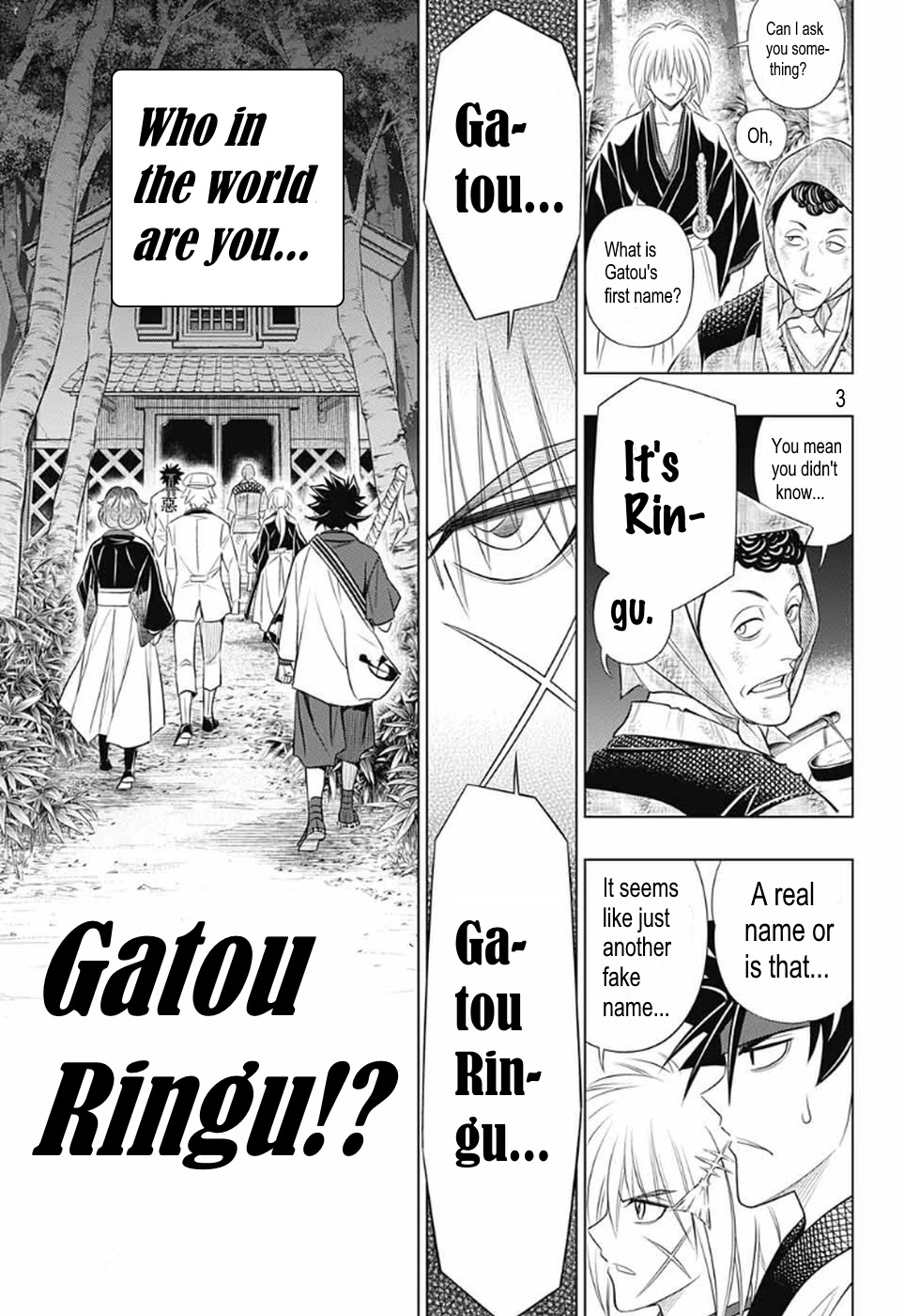 Rurouni Kenshin: Hokkaido Arc Chapter 25 page 3 - Chapter 25: That man, Kanryu