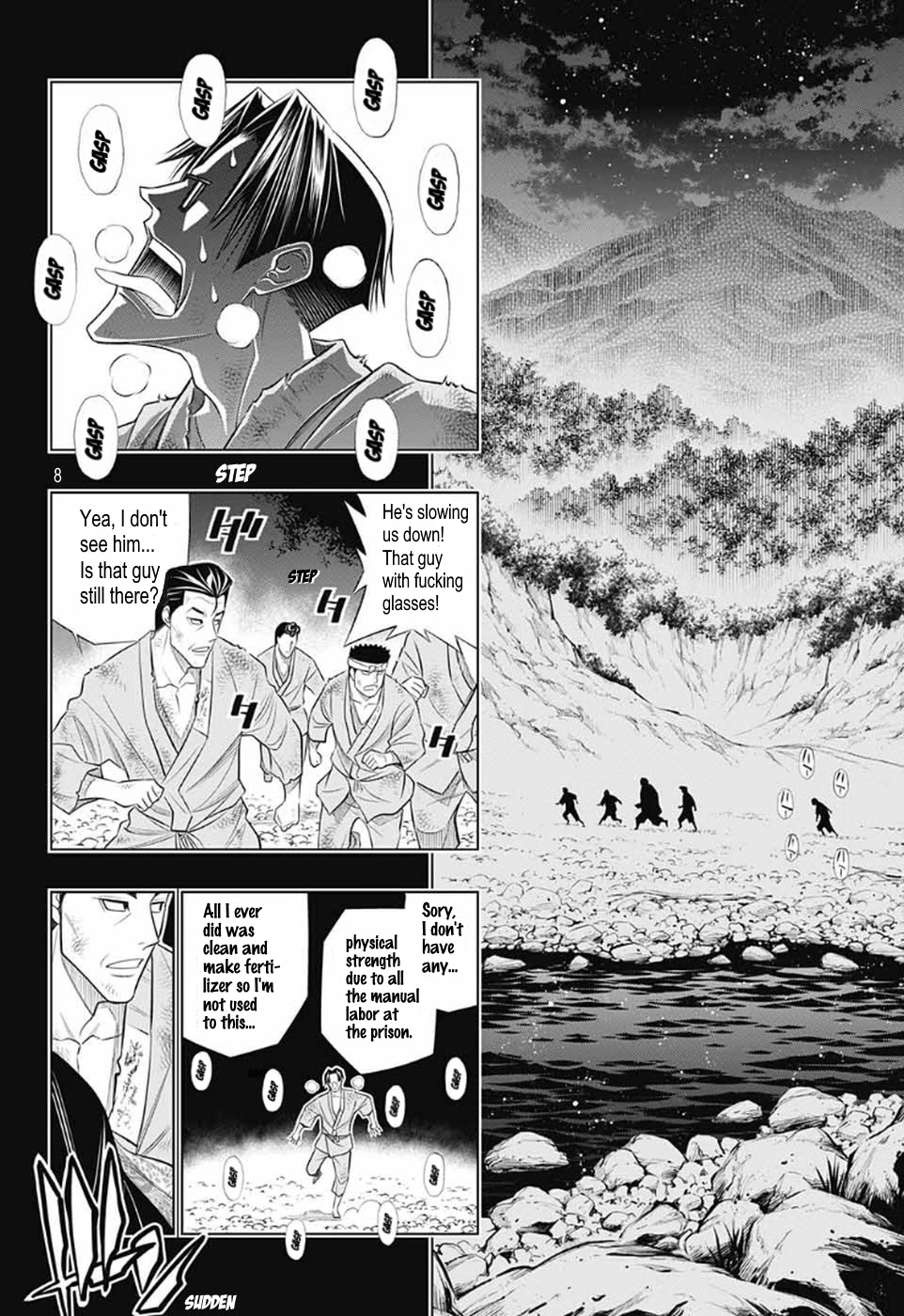 Rurouni Kenshin: Hokkaido Arc Chapter 25 page 8 - Chapter 25: That man, Kanryu