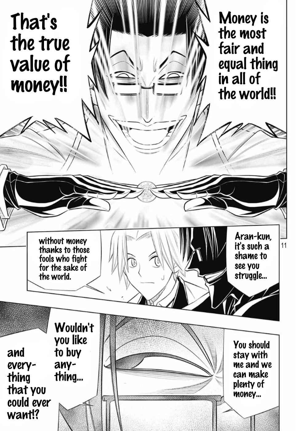 Rurouni Kenshin: Hokkaido Arc Chapter 26 page 11 - Chapter 26: Value of Money