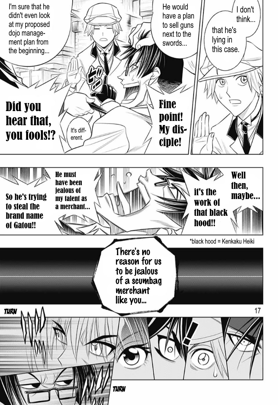 Rurouni Kenshin: Hokkaido Arc Chapter 26 page 17 - Chapter 26: Value of Money
