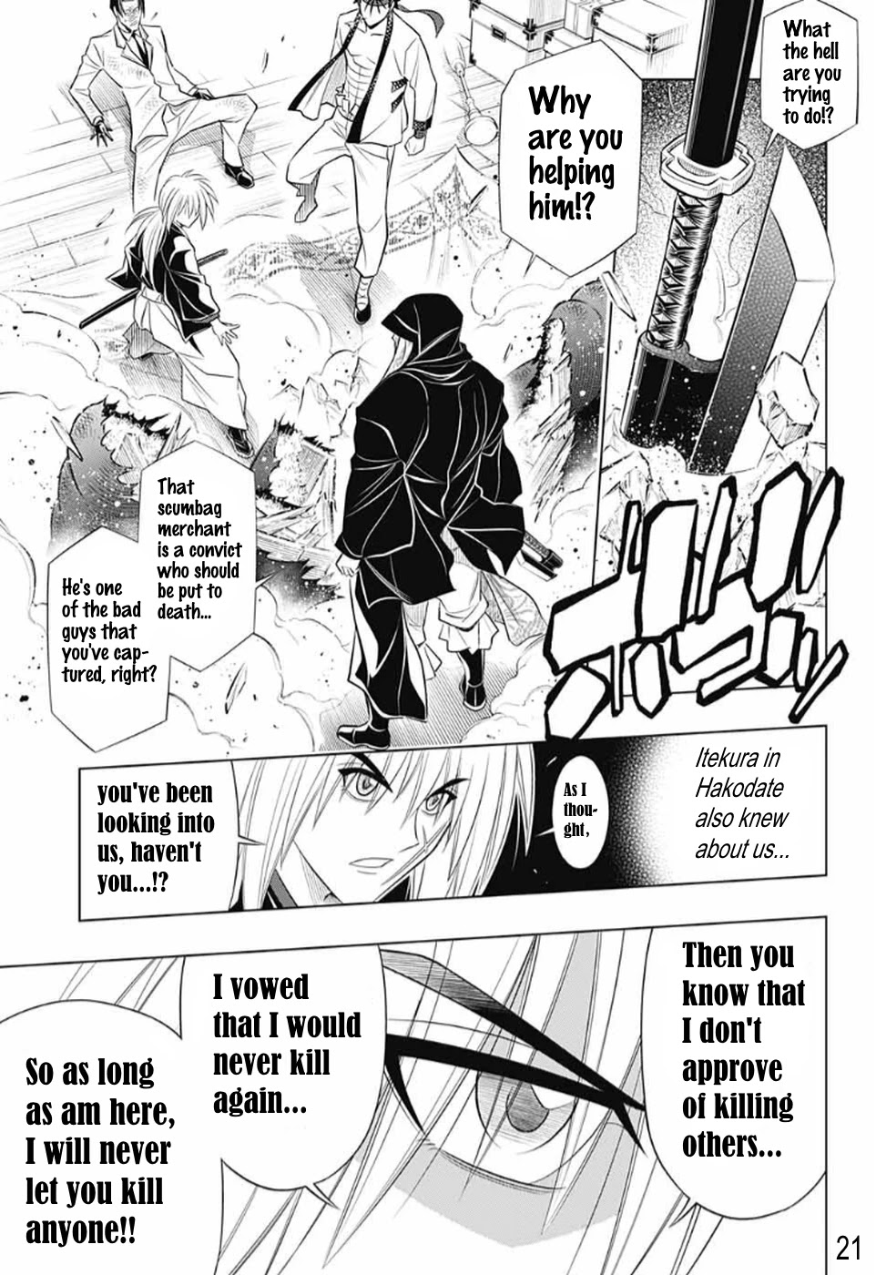Rurouni Kenshin: Hokkaido Arc Chapter 26 page 21 - Chapter 26: Value of Money