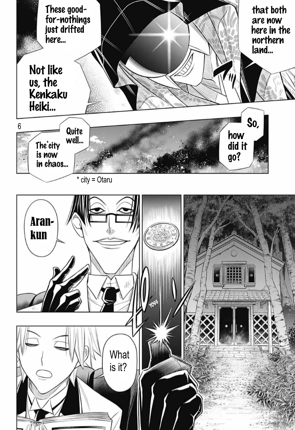 Rurouni Kenshin: Hokkaido Arc Chapter 26 page 6 - Chapter 26: Value of Money