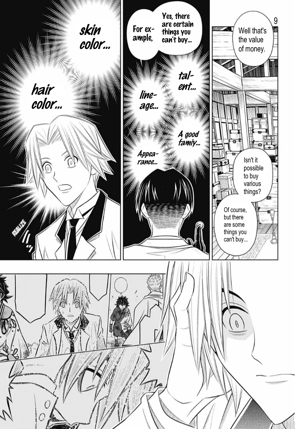 Rurouni Kenshin: Hokkaido Arc Chapter 26 page 9 - Chapter 26: Value of Money