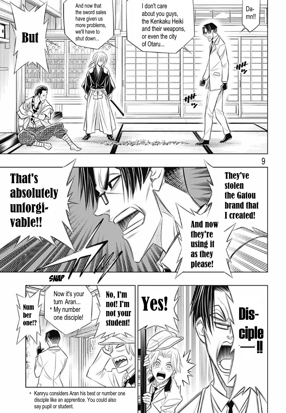 Rurouni Kenshin: Hokkaido Arc Chapter 27 page 10 - Chapter 27: Ezo Spruce Cones