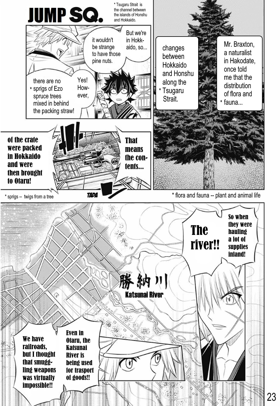 Rurouni Kenshin: Hokkaido Arc Chapter 27 page 24 - Chapter 27: Ezo Spruce Cones