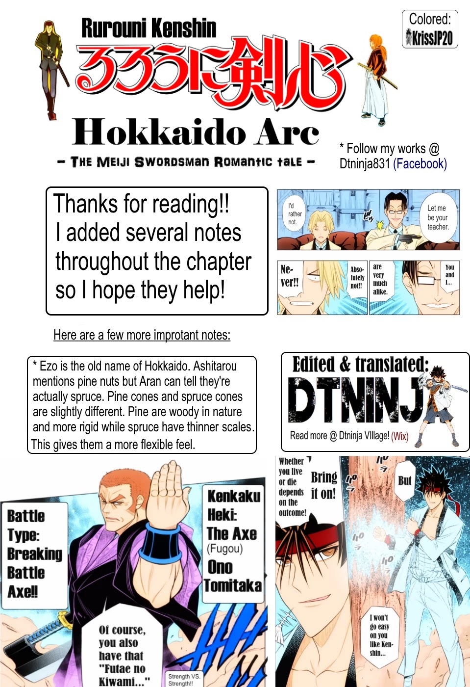 Rurouni Kenshin: Hokkaido Arc Chapter 27 page 27 - Chapter 27: Ezo Spruce Cones