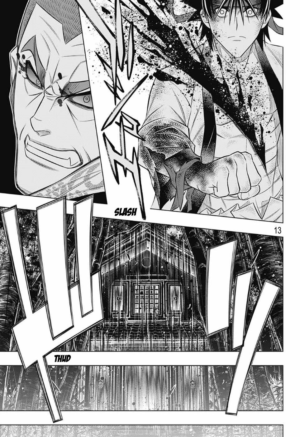 Rurouni Kenshin: Hokkaido Arc Chapter 28 page 12 - Chapter 28: Breaking Futae no Kiwami