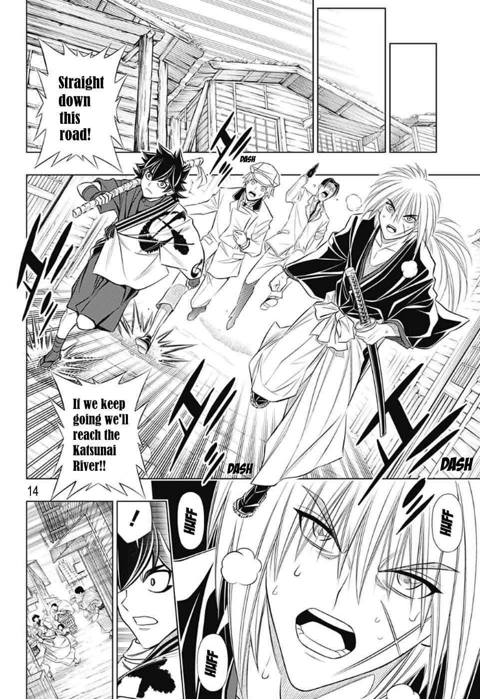 Rurouni Kenshin: Hokkaido Arc Chapter 28 page 13 - Chapter 28: Breaking Futae no Kiwami