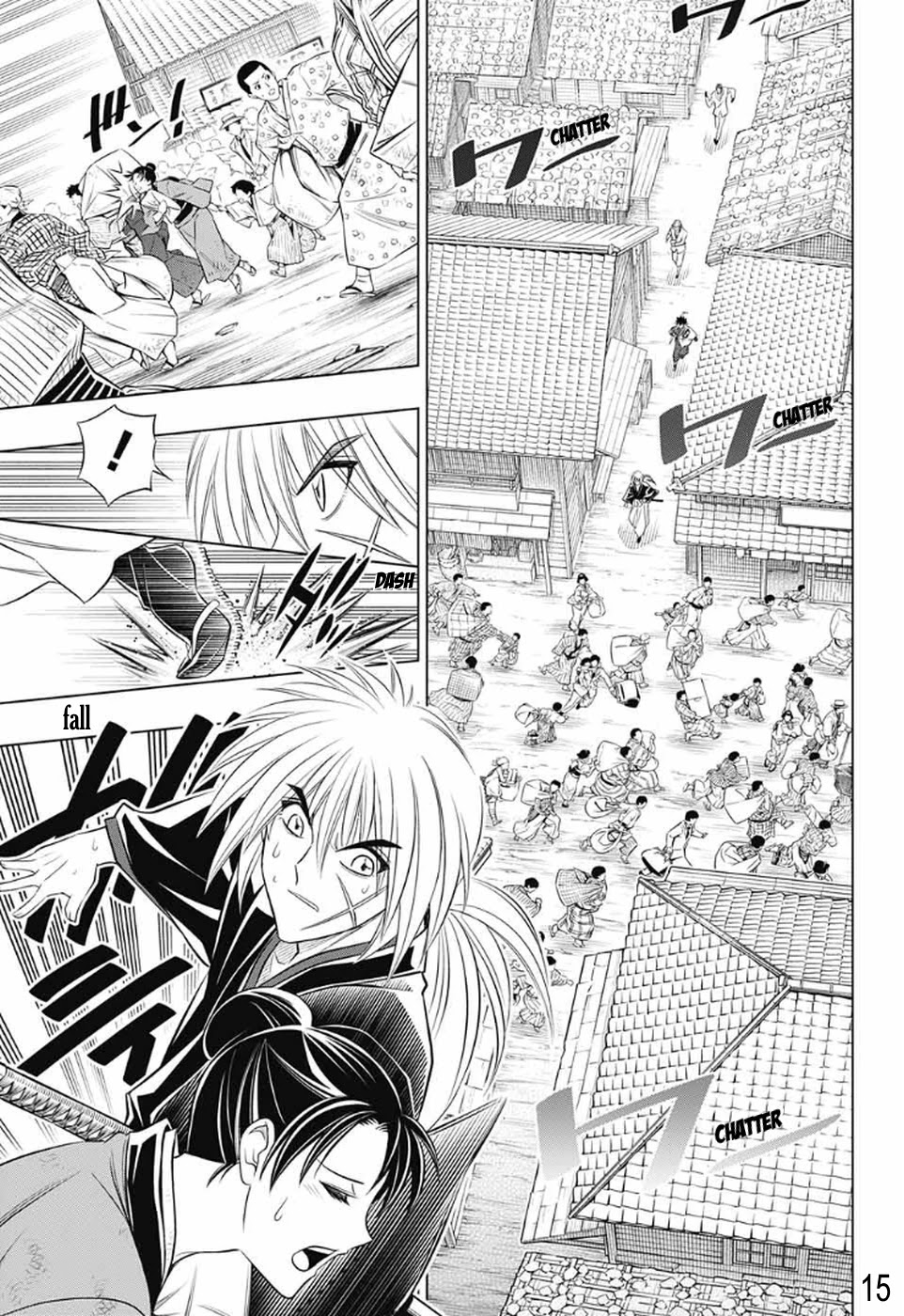 Rurouni Kenshin: Hokkaido Arc Chapter 28 page 14 - Chapter 28: Breaking Futae no Kiwami