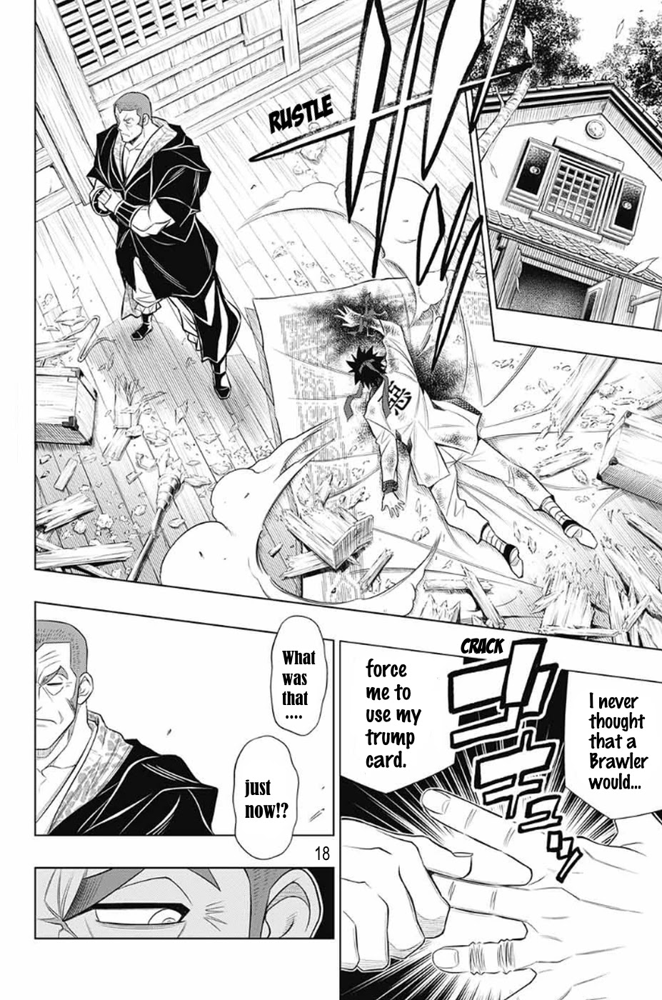 Rurouni Kenshin: Hokkaido Arc Chapter 28 page 17 - Chapter 28: Breaking Futae no Kiwami