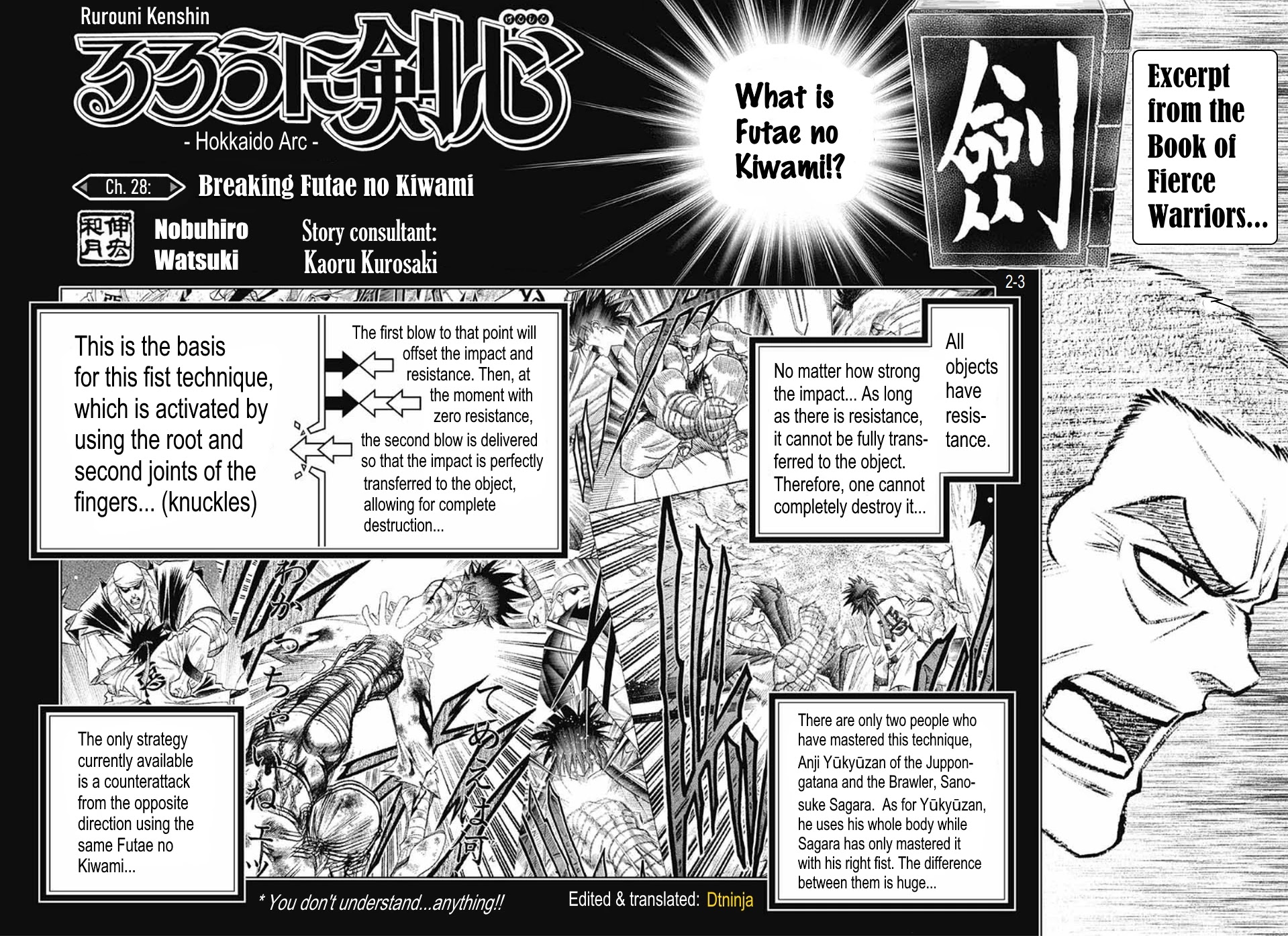 Rurouni Kenshin: Hokkaido Arc Chapter 28 page 2 - Chapter 28: Breaking Futae no Kiwami