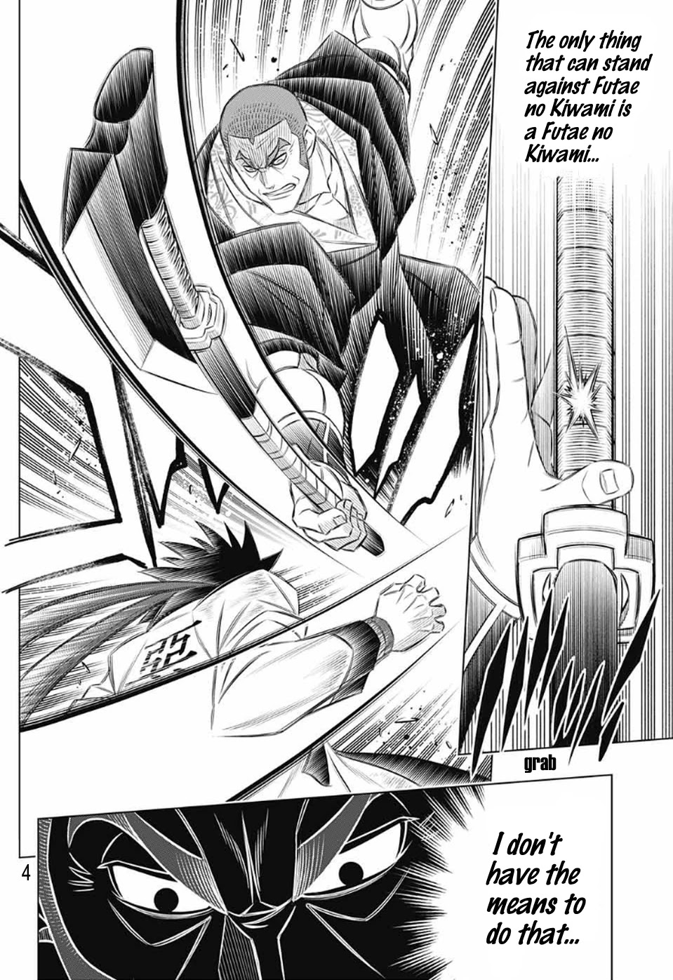 Rurouni Kenshin: Hokkaido Arc Chapter 28 page 3 - Chapter 28: Breaking Futae no Kiwami