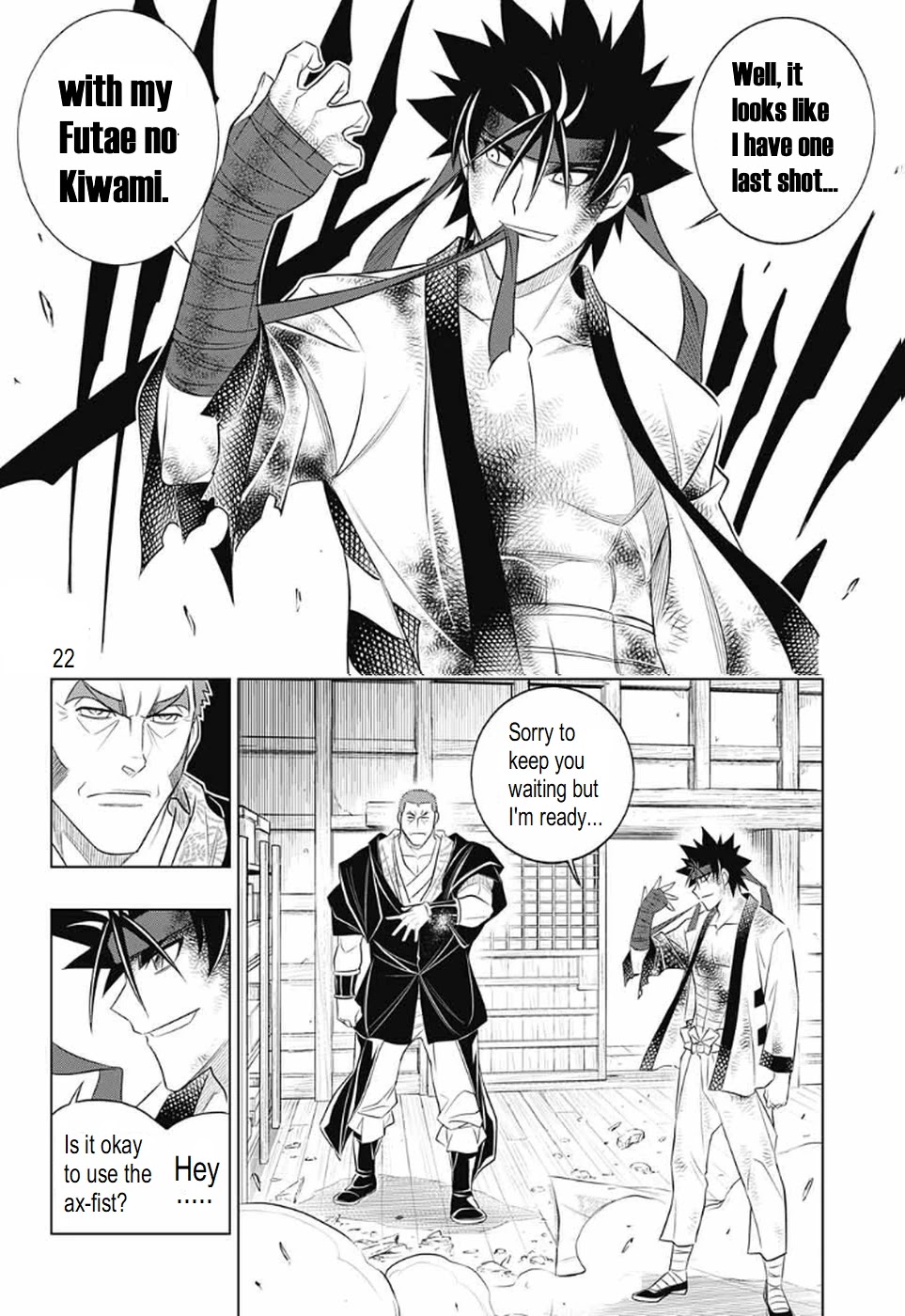 Rurouni Kenshin: Hokkaido Arc Chapter 29 page 21 - Chapter 29: Infiltration: Otaru Base