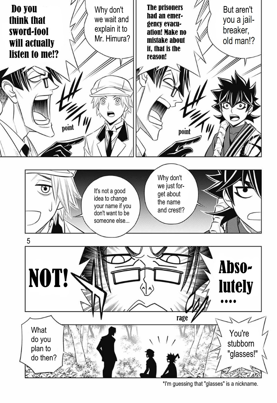 Rurouni Kenshin: Hokkaido Arc Chapter 29 page 5 - Chapter 29: Infiltration: Otaru Base