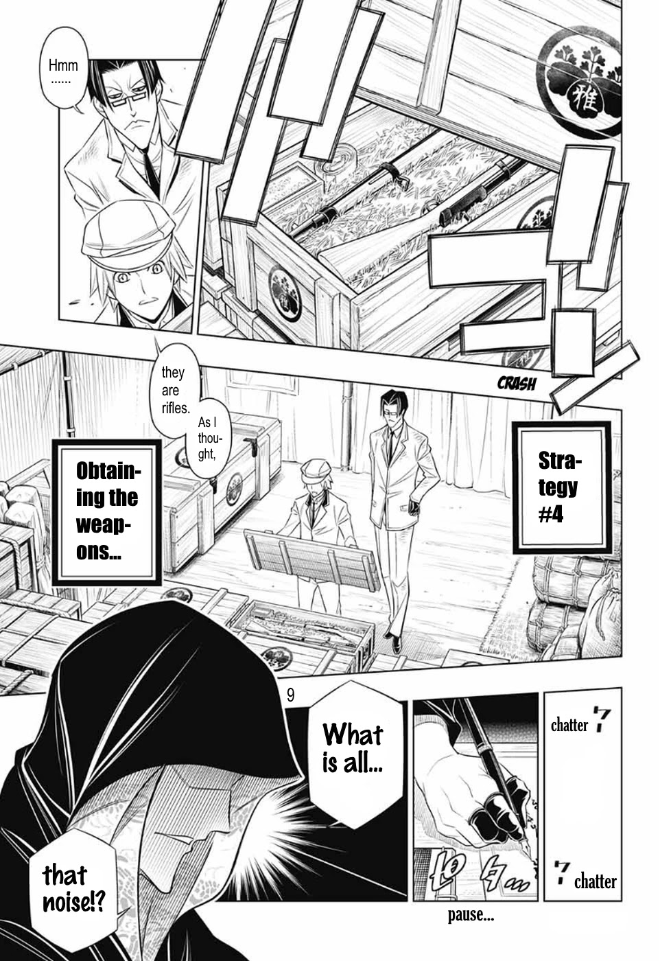 Rurouni Kenshin: Hokkaido Arc Chapter 29 page 9 - Chapter 29: Infiltration: Otaru Base