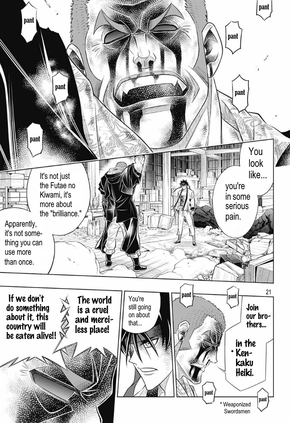 Rurouni Kenshin: Hokkaido Arc Chapter 30 page 19 - Chapter 30: How to End a Fight