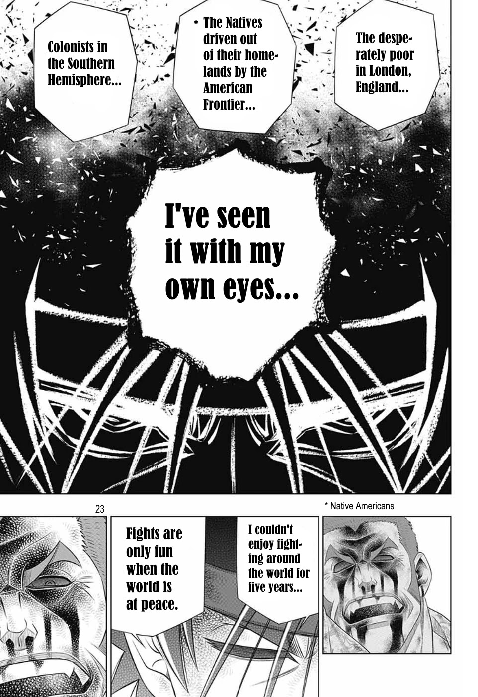 Rurouni Kenshin: Hokkaido Arc Chapter 30 page 21 - Chapter 30: How to End a Fight
