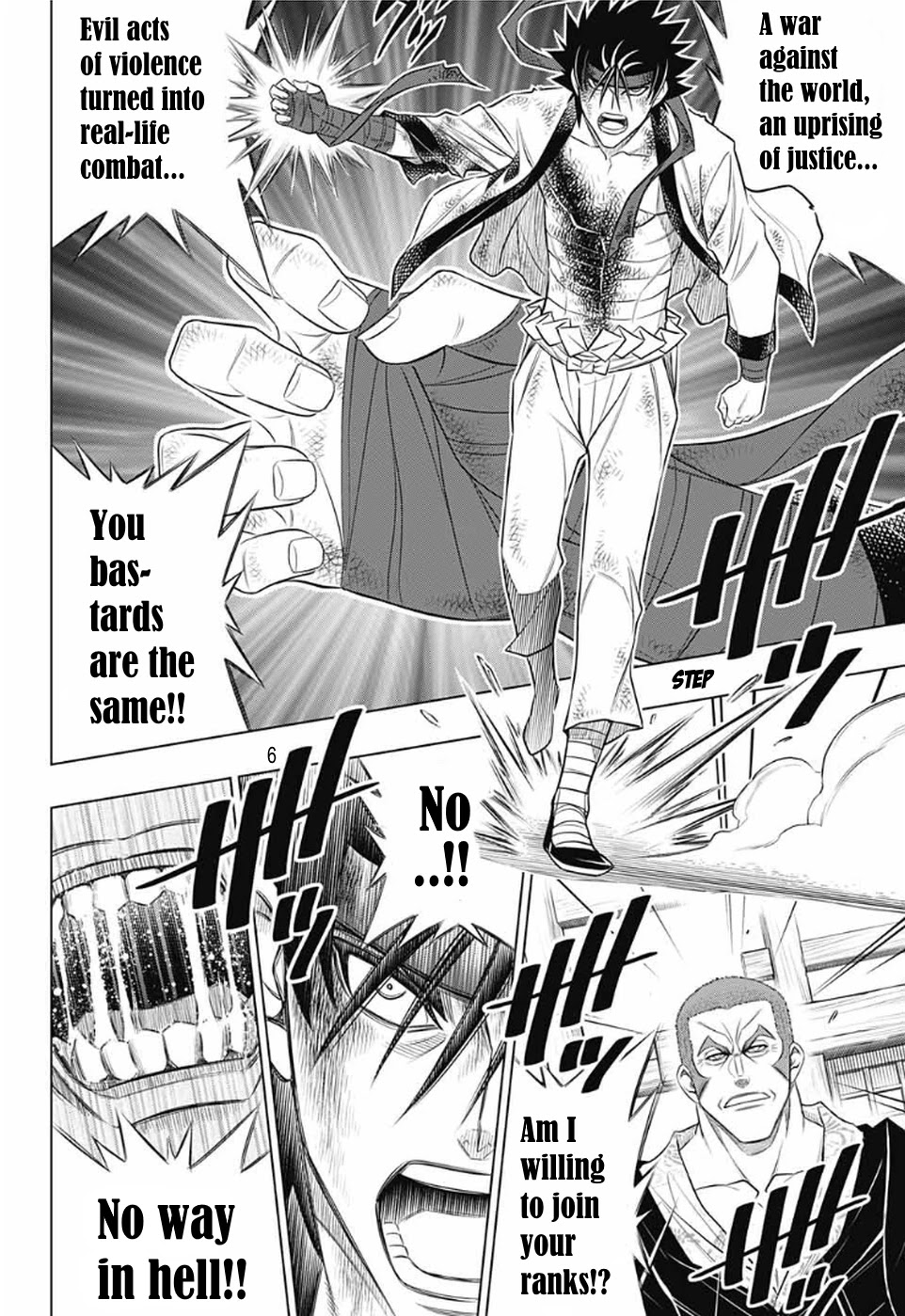 Rurouni Kenshin: Hokkaido Arc Chapter 30 page 5 - Chapter 30: How to End a Fight
