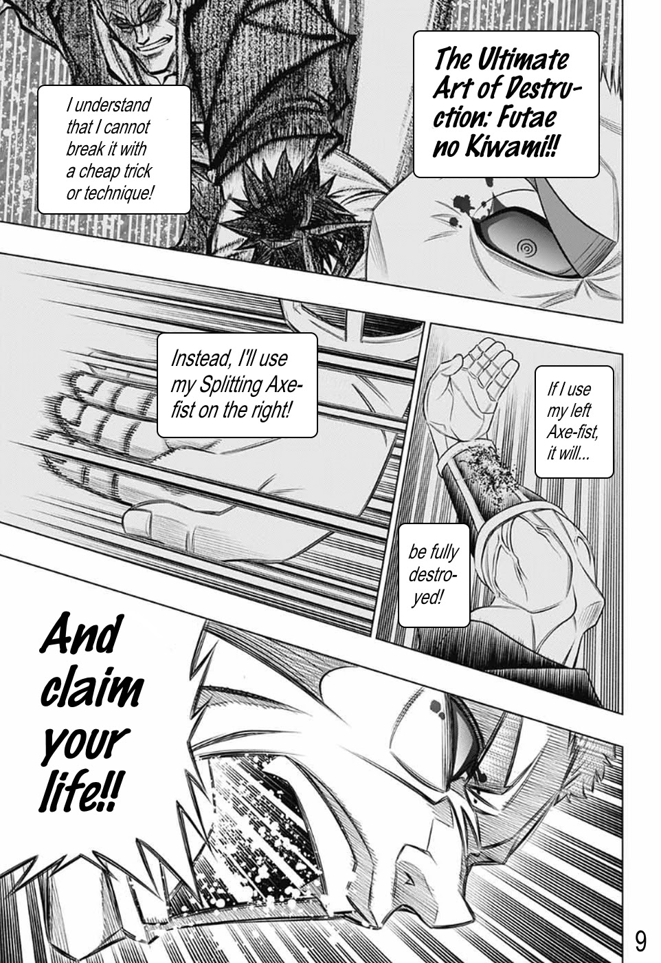Rurouni Kenshin: Hokkaido Arc Chapter 30 page 8 - Chapter 30: How to End a Fight