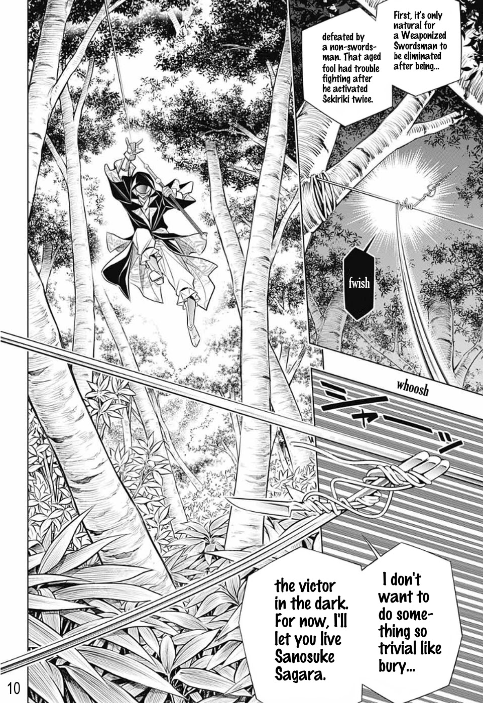 Rurouni Kenshin: Hokkaido Arc Chapter 31 page 10 - Chapter 31: Defeated Kanryū