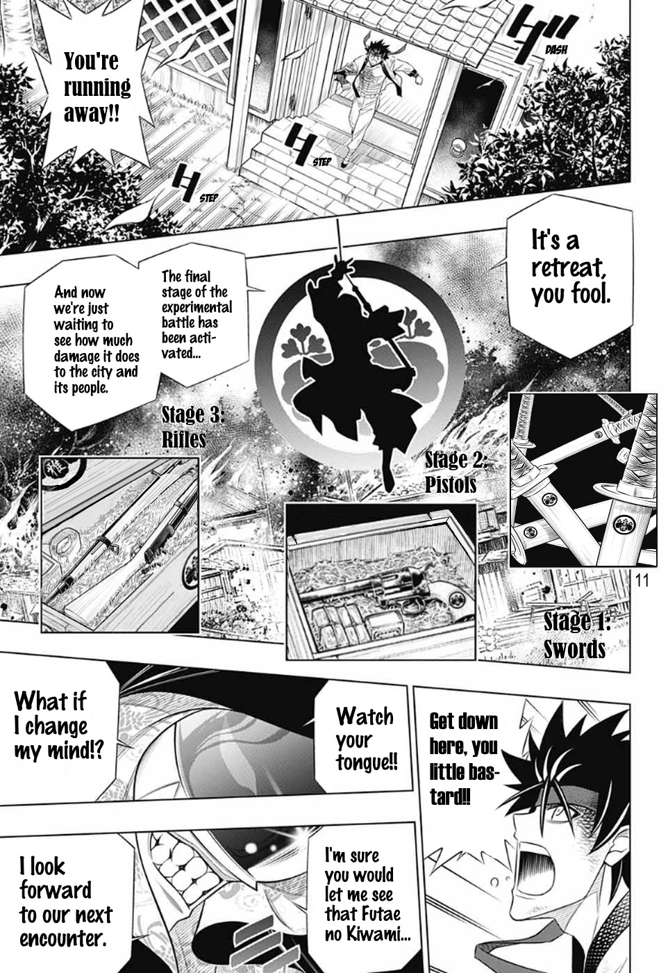 Rurouni Kenshin: Hokkaido Arc Chapter 31 page 11 - Chapter 31: Defeated Kanryū