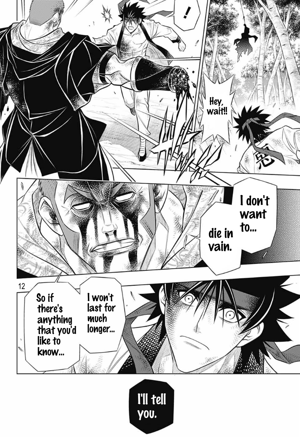 Rurouni Kenshin: Hokkaido Arc Chapter 31 page 12 - Chapter 31: Defeated Kanryū