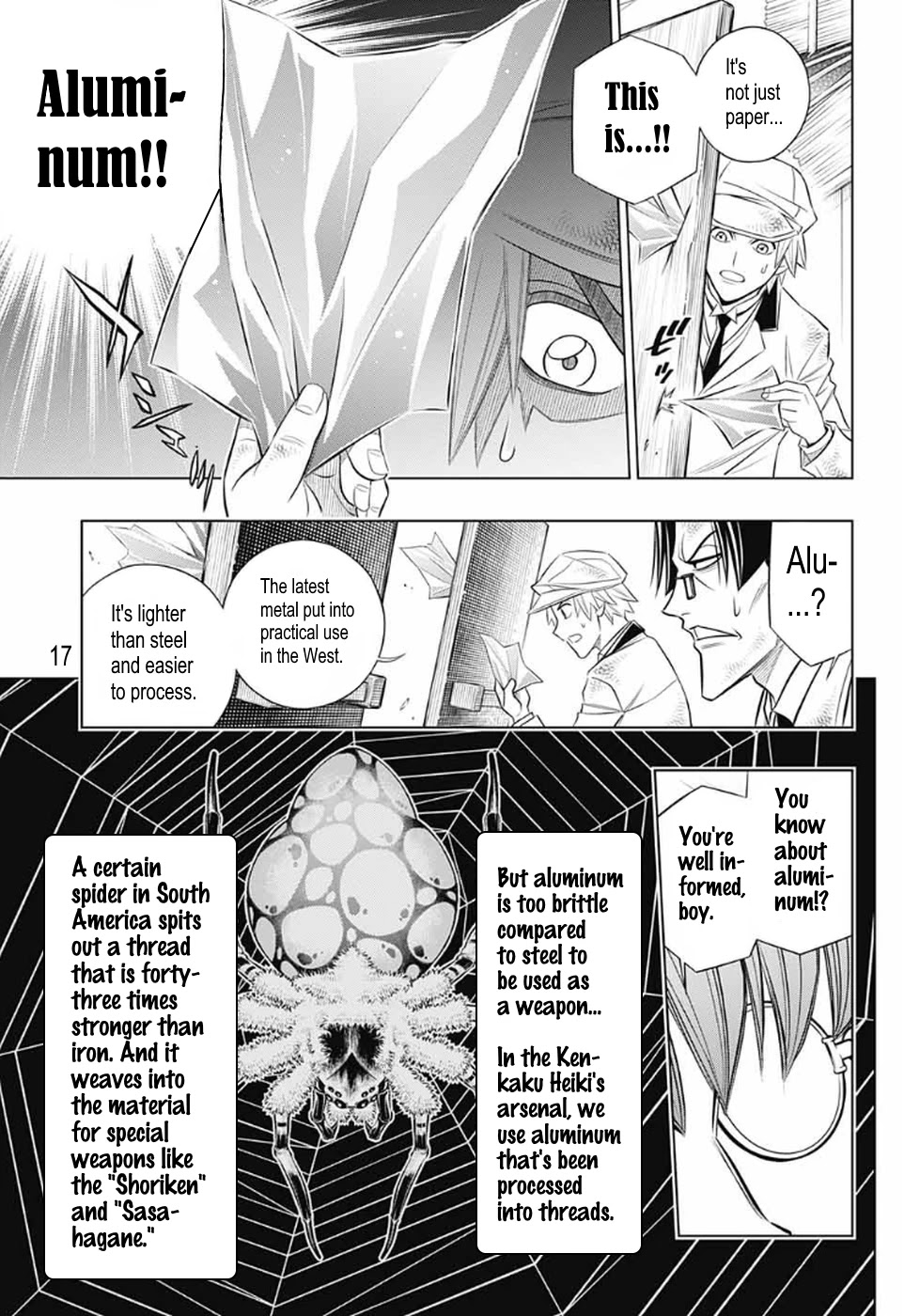 Rurouni Kenshin: Hokkaido Arc Chapter 31 page 17 - Chapter 31: Defeated Kanryū