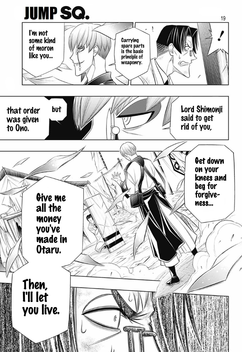 Rurouni Kenshin: Hokkaido Arc Chapter 31 page 19 - Chapter 31: Defeated Kanryū