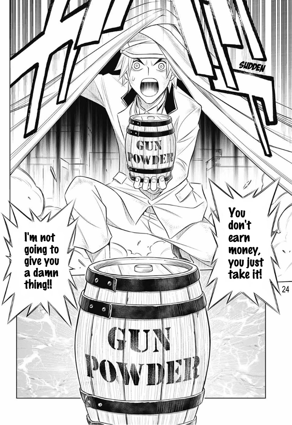 Rurouni Kenshin: Hokkaido Arc Chapter 31 page 24 - Chapter 31: Defeated Kanryū